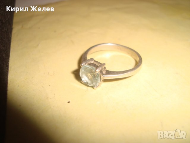 СРЕБЪРЕН НЕЖЕН АРТ ПРЪСТЕН СРЕБРО 925 с ФАСЕТИРАН ЦИРКОН 26218, снимка 12 - Пръстени - 33737127