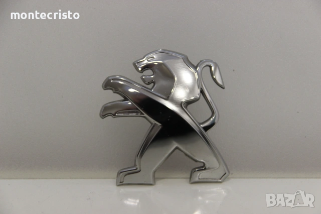 Предна емблема Peugeot 208 (2012-2016г.) 9673874777 емблема преден капак Пежо 208