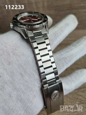 Zelos Swordfish 40mm SS 'Crimson Red', снимка 7 - Мъжки - 55742347