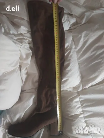 Ives Saint Laurent. Original. Size 41 Дълги ластични ботуши. Велур, снимка 4 - Дамски ботуши - 42437252