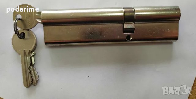 Патрон 30/70 мм, ДИН, никел, секретен, 3 ключа