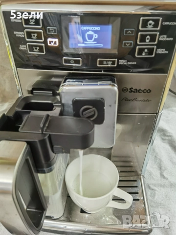 Saeco PikoBaristo - внос от Германия , пълен комплект , с БГ меню, снимка 7 - Кафемашини - 52339570