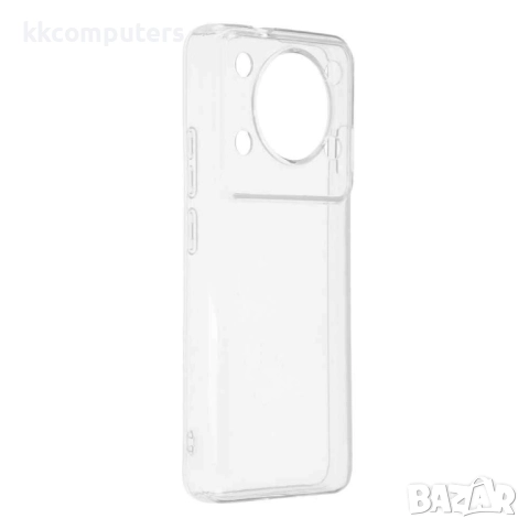 Калъф с протектор за Oukitel C60 Pro – мек TPU удароустойчив калъф, прозрачен или черен, снимка 2 - Калъфи, кейсове - 52475873