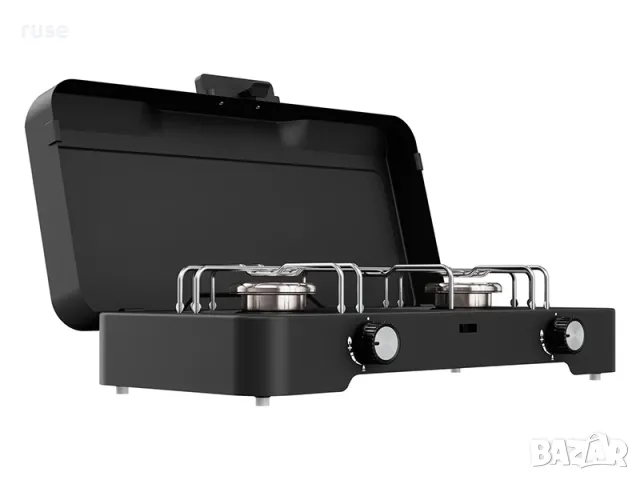 НОВИ! Газов къмпинг котлон двоен с маркуч и редуцир-вентил, снимка 10 - Газови котлони - 47462737