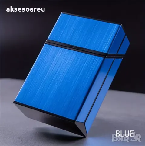 Качествена унисекс кутия за цигари калъф от алуминиева сплав Джобна кутия за пушачи за Подарък, снимка 14 - Други - 50223156