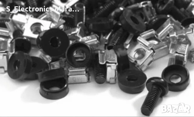 M6 монтажни винтове за сървърен шкаф, 50 бр., снимка 1