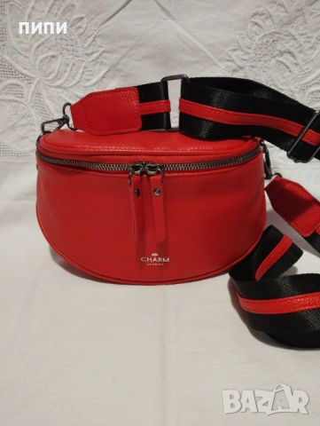 CHARM London малка червена чанта през рамо