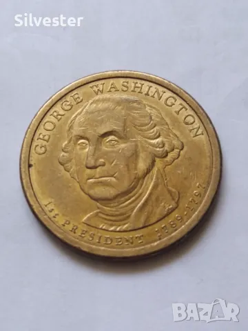 2007, 2008, 2009, 2010 ONE US Dollar coin, Президентски долари-монети, USA, A. Lincoln, Washington., снимка 3 - Нумизматика и бонистика - 47634763