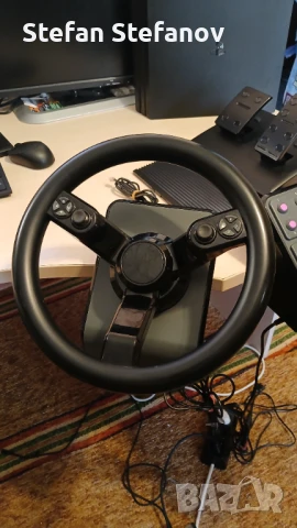 Logitech Saitek G Heavy Equipment волан компект за farming simulator Play Station компютър камион, снимка 4 - Джойстици и геймпадове - 51345785
