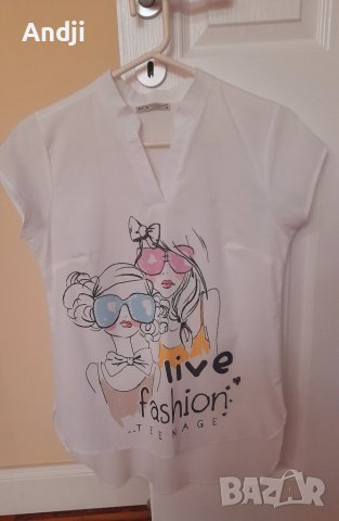 Дамски лятни блузи,боди и ризи къс и дълг  ръкав, снимка 7 - Ризи - 37167123