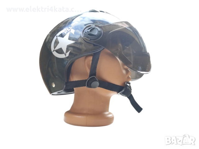 Отворена каска с визьор, снимка 2 - Аксесоари и консумативи - 52573738