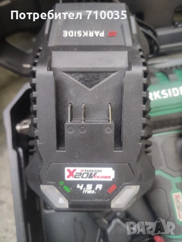 Ударен винтоверт Parkside зелен, снимка 4 - Други инструменти - 54062831