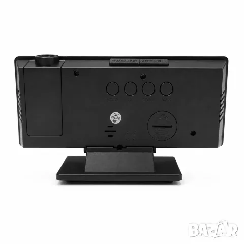 Дигитален LED часовник с проектор температура и влажност, снимка 4 - Аксесоари и консумативи - 55870968