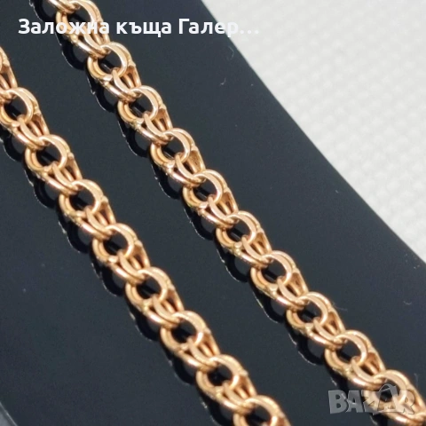 Златен синджир 585 – 6,67 г, дължина 50 см, снимка 4 - Колиета, медальони, синджири - 54215426