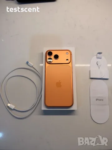 iPhone 17 Pro Max Orange 256GB – отлично състояние запазен телефон Apple айфон про макс 256 гб