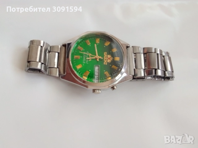  Механичен Японски часовник Ориент  почистен работи перфектно кристално стъкло , снимка 8 - Друга електроника - 51830839