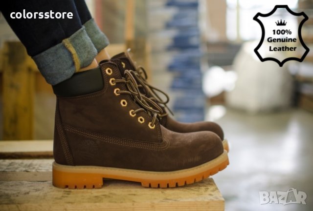  Дамски равни боти - кафяв ЕСТЕСТВЕН набук - T03 - големи номера, снимка 3 - Дамски боти - 33867267