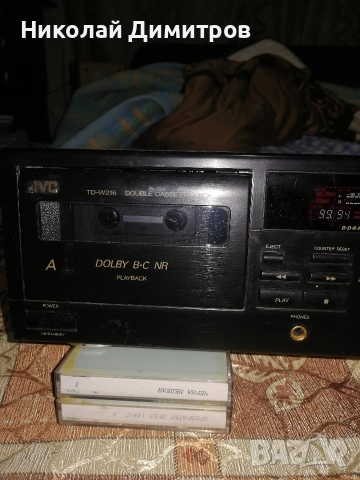 JVC TD-W216 ДВУКАСЕТАЧЕН ДЕК ВНОС ОТ ШВЕЙЦАРИЯ , снимка 2 - Декове - 52665949