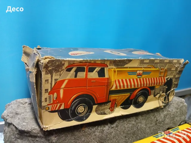 Стара немска играчка камион., снимка 9 - Колекции - 55924710