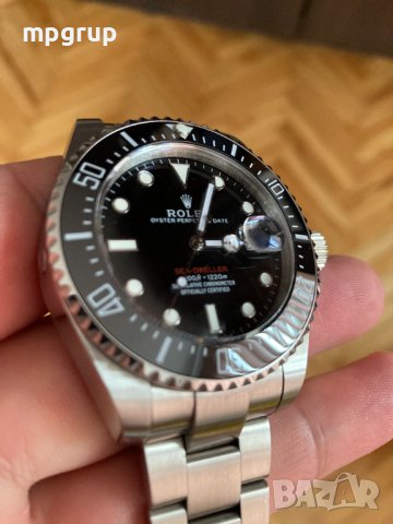 Продавам автоматичен мъжки часовник Rolex Sea Dweller Black, снимка 6 - Мъжки - 44304639