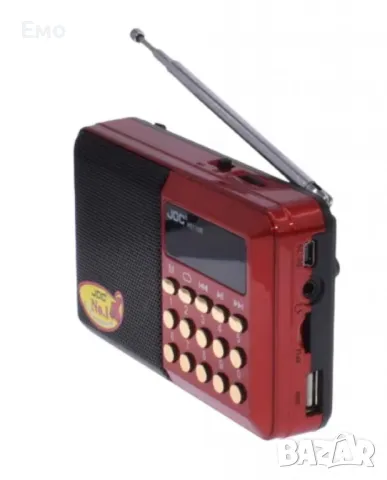 Преносимо радио JOC001 - FM 88-108 MHz - USB, microSD - Гаранция 12 Месеца , снимка 4 - Радиокасетофони, транзистори - 48395488