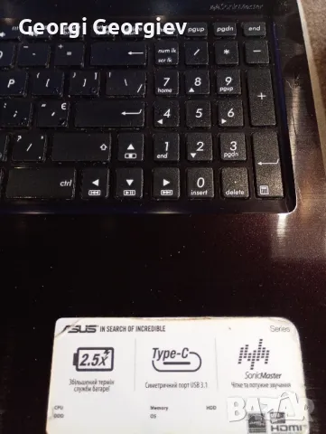 Лаптоп АСУС15,6".Модел X556U, снимка 6 - Лаптопи за дома - 49895250