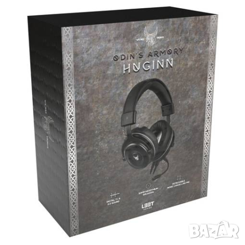 L33T гейминг слушалки VIKING HUGINN 7.1, снимка 2 - Слушалки и портативни колонки - 44642249