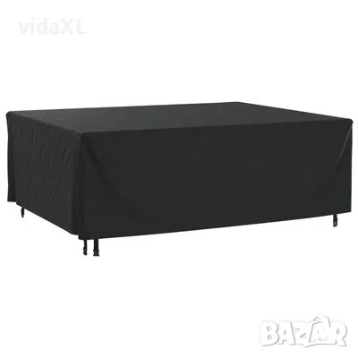 vidaXL Калъф за градинска мебел черен 200x160x70 см водоустойчив 420D（SKU:364808）, снимка 4 - Други - 49313472