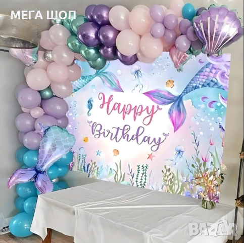 Комплект балони – 97 елемента за приказна декорация, снимка 6 - Декорация за дома - 52908027