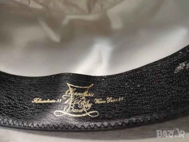 винтидж мека шапка Christys London made in england, снимка 4 - Шапки - 50372943