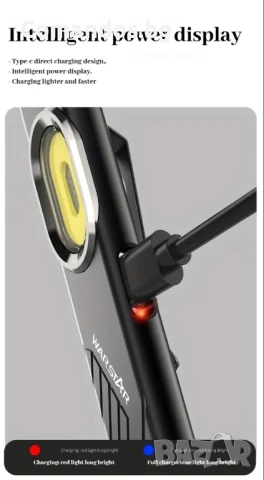 фенер Warstar 600 лумена (Black) , снимка 6 - Екипировка - 51282197