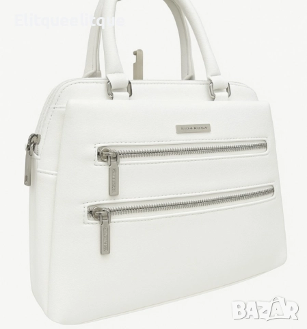 Дамска чанта с изчистен дизайн и практични детайли, снимка 6 - Чанти - 52175536