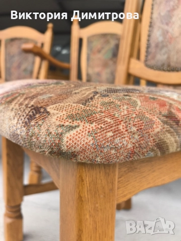 Комплект от 5 трапезни стола , снимка 9 - Столове - 52879075