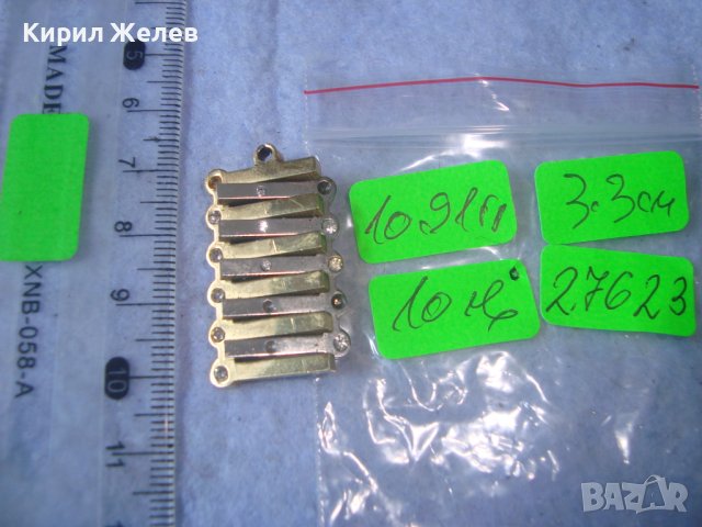 МНОГО СТИЛЕН СКЪПОЦЕНЕН ПОЗЛАТЕН МОДЕН АРТ ДИЗАЙН МЕДАЛЬОН от БЛАГОРОДНА СТОМАНА 27623, снимка 2 - Колиета, медальони, синджири - 37743913