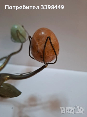 Декоративно дърво от нефрит или друг полускъпоценен, снимка 9 - Антикварни и старинни предмети - 52674077