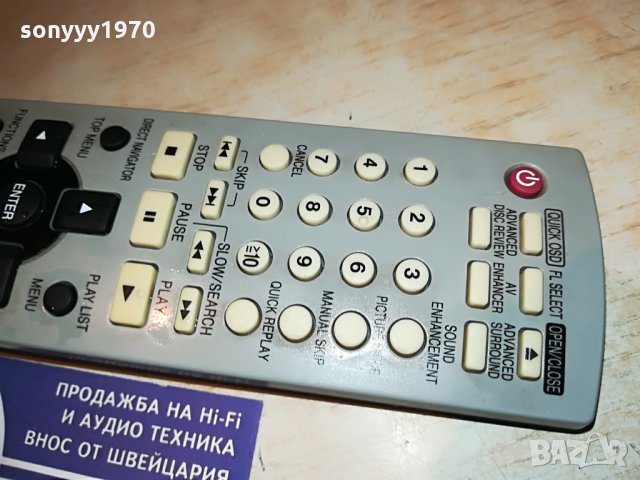 panasonic dvd remote control, снимка 6 - Дистанционни - 29108899