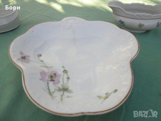 Стар български порцелан, снимка 5 - Чинии - 34884219