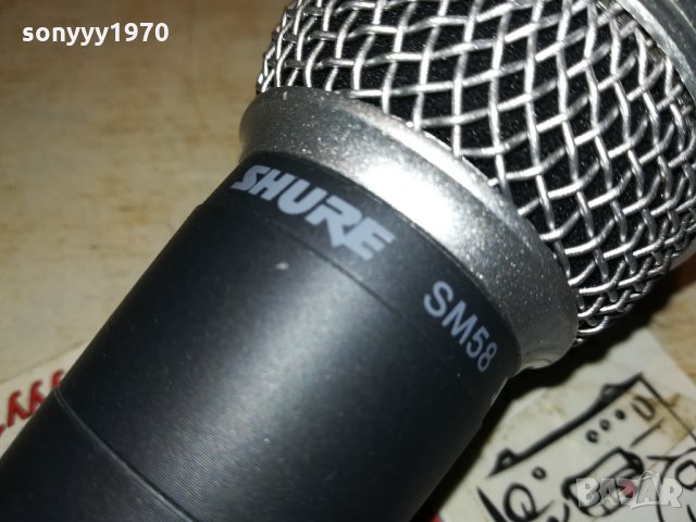 SHURE SM58 ВНОС France 🇫🇷 0212212103, снимка 10 - Микрофони - 35009297