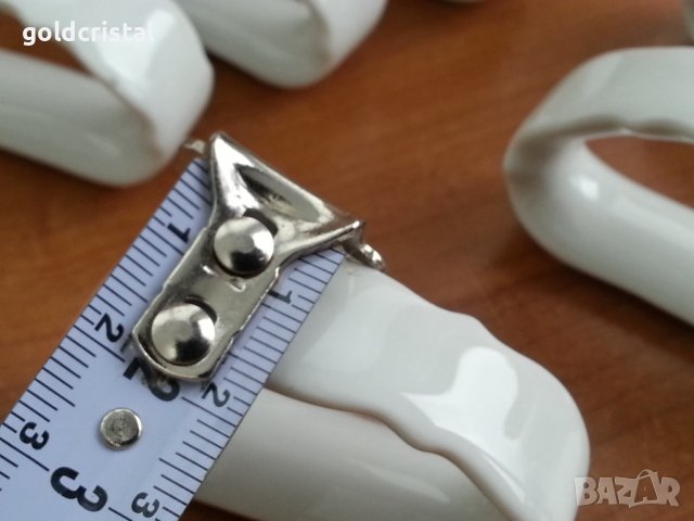  Немски порцелан пръстени халки рингове за салфетки , снимка 3 - Антикварни и старинни предмети - 37348199