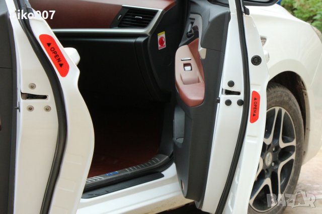 Предупредителен знак Нощна безопасност Стикер за врати за автомобил, снимка 4 - Аксесоари и консумативи - 29858873