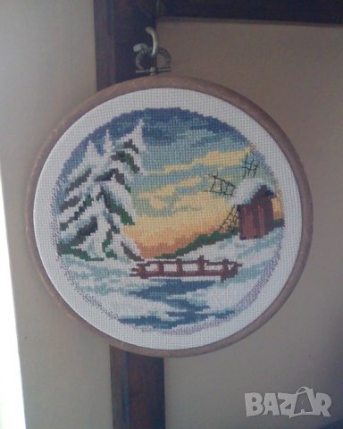 Гоблен Четири Сезона - Зима, снимка 3 - Гоблени - 32091769