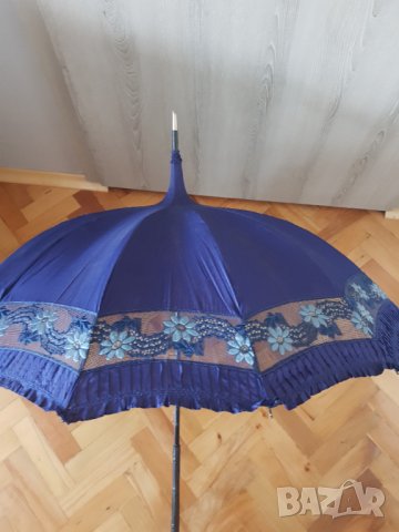 Стар дамски чадър за слънце ,края на 19 век, снимка 6 - Антикварни и старинни предмети - 30091042