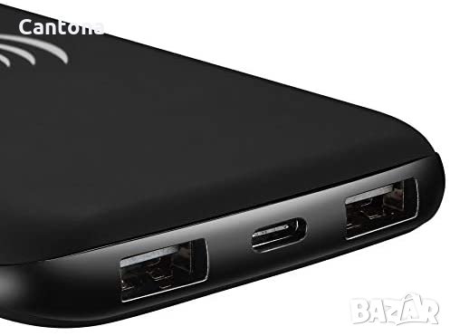 CANYON Power Bank Wireless Charger 8000mAh, 2xUSB, Type C, Micro USB, снимка 3 - Външни батерии - 30562953