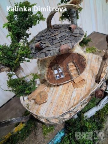 Къщичка на дърво-ръчна изработка., снимка 13 - Декорация за дома - 52339110