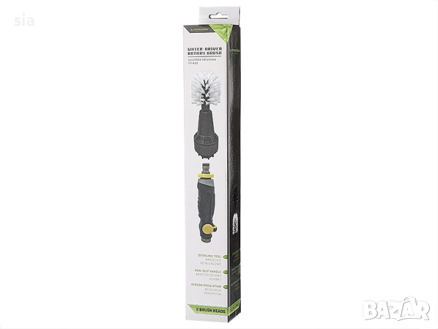 ВЪРТЯЩА СЕ ЧЕТКА, ЗАДВИЖВАНА С ВОДНА СТРУЯ, 2 ГЛАВИ, снимка 3 - Аксесоари и консумативи - 52085990
