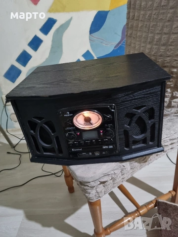 аудио система auna грамофон, снимка 5 - Аудиосистеми - 53143440