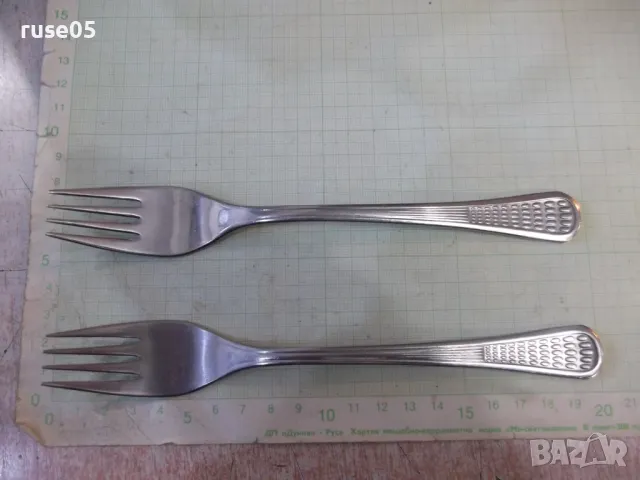 Лот от 2 бр. вилици "Перла" от завод "П.Денев-Габрово"