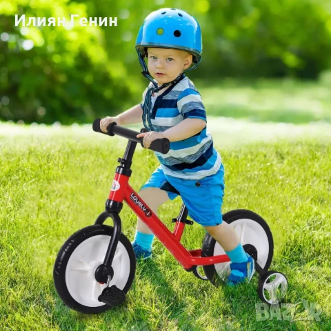HOMCOM Детски балансиращ велосипед,  2 в 1, снимка 10 - Детски велосипеди, триколки и коли - 50835341