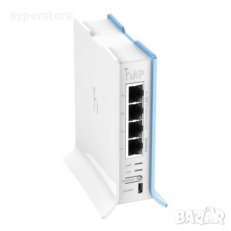 Точка за достъп Mikrotik hAP lite RB941-2nD-TC Access Point идеално устройство за вашия апартамент, , снимка 2 - Мрежови адаптери - 38354006