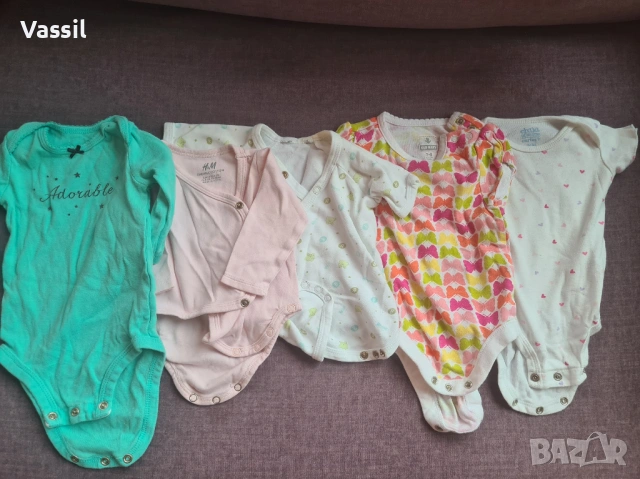 над 49бр. детски дрешки за момиче до 3 месеца - 50, 56 макс, снимка 6 - Комплекти за бебе - 54090132